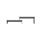 Tv Cabinet High Gloss Grey 180 X 30 X 43 Cm Chipboard