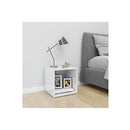 Tv Cabinet High Gloss White 37 X 35 X 37 Cm Engineered Wood