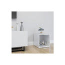 Tv Cabinet High Gloss White 37 X 35 X 37 Cm Engineered Wood