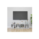 Tv Cabinet High Gloss White 37 X 35 X 37 Cm Engineered Wood