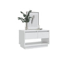 Tv Cabinet High Gloss White 70 X 41 X 44 Cm Engineered Wood