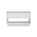 Tv Cabinet High Gloss White 70 X 41 X 44 Cm Engineered Wood