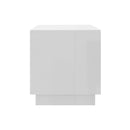 Tv Cabinet High Gloss White 70 X 41 X 44 Cm Engineered Wood