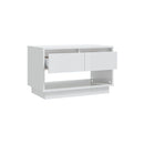 Tv Cabinet High Gloss White 70 X 41 X 44 Cm Engineered Wood