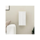 Hanging Tv Cabinet High Gloss White Chipboard