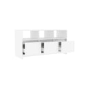 Tv Cabinet High Gloss White Engineered Wood