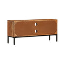 Tv Cabinet Honey Brown And Grey Solid Wood Acacia