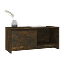 Tv Cabinet Smoked Oak 90 X 35 X 40 Cm Chipboard