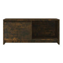 Tv Cabinet Smoked Oak 90 X 35 X 40 Cm Chipboard
