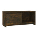 Tv Cabinet Smoked Oak 90 X 35 X 40 Cm Chipboard