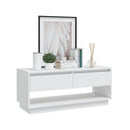 Tv Cabinet White 102 X 41 X 44 Cm Chipboard