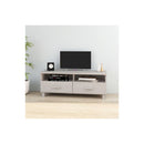 Tv Cabinet White 106 X 40 X 40 Cm Solid Wood Pine
