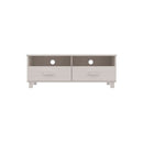 Tv Cabinet White 106 X 40 X 40 Cm Solid Wood Pine