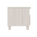 Tv Cabinet White 106 X 40 X 40 Cm Solid Wood Pine