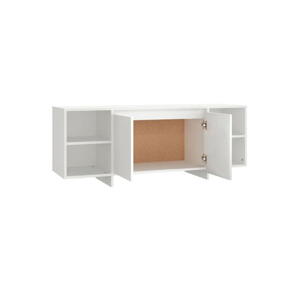 Tv Cabinet White 130 X 35 X 50 Cm Engineered Wood