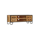 Tv Cabinet With Drawers Solid Mango Wood