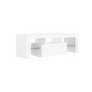 Tv Cabinet With Led Lights White 120 X 35 X 40 Cm
