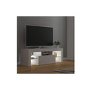 Tv Cabinet With Led Lights White 120 X 35 X 40 Cm