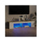 Tv Cabinet With Led Lights White And Sonoma Oak 135 X 39 X 30 Cm