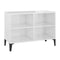Tv Cabinet With Metal Legs High Gloss White