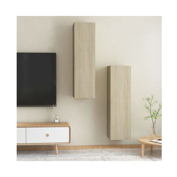 Tv Cabinets 2 Pcs Sonoma Oak Chipboard