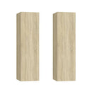 Tv Cabinets 2 Pcs Sonoma Oak Chipboard