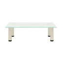Tv Stand Frosted 60 X 35 X 17 Cm Tempered Glass