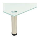 Tv Stand Frosted 60 X 35 X 17 Cm Tempered Glass