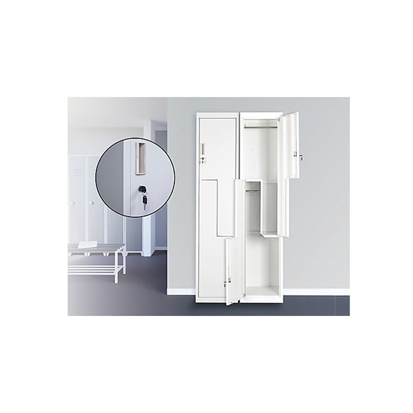 Two Door L Shaped Shed Storage Lockers Standard Lock – Simply Wholesale