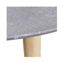 Two Piece Coffee Table Set 55 Cm And 44 Cm Concrete Grey