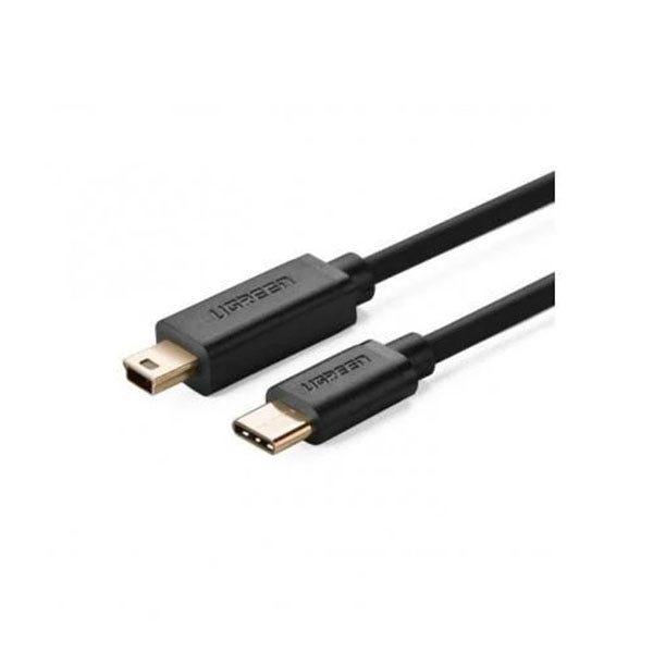 UGREEN USB Type C Male to USB 2.0 Mini 5Pin Male Cable 1M Black