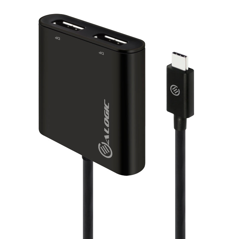 Alogic Usb C To Dual Display Port Adapter 4K 30Hz
