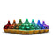 Ultrasonic Aroma Diffuser 400ml LED Light with Remote Control Firework