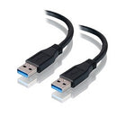 ALOGIC 0.5m USB 3.0 Type A to Type A Cable - Male to Male - BLACK COLOR