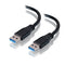 ALOGIC 0.5m USB 3.0 Type A to Type A Cable - Male to Male - BLACK COLOR