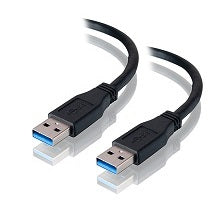 ALOGIC 0.5m USB 3.0 Type A to Type A Cable - Male to Male - BLACK COLOR