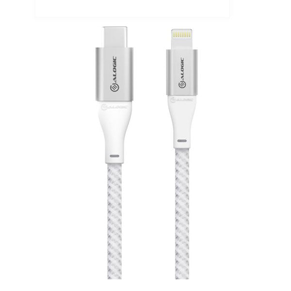Alogic Super Ultra Usb C To Lightning Cable Silver Mfi Certified