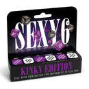 Sexy 6 Kinky Edition Couples Dice Game