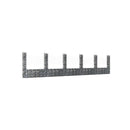 U Shape Gabion Basket With 6 Posts Iron 620 X 20 X 150 Cm