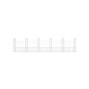 U Shape Gabion Basket With 6 Posts Iron 620 X 20 X 150 Cm