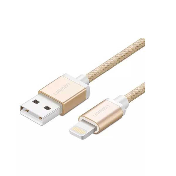 Ugreen Iphone 8 Pin Charging Cable 2m Gold Mfi Certified