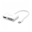Ugreen Type C To Hdmi Vga Converter White