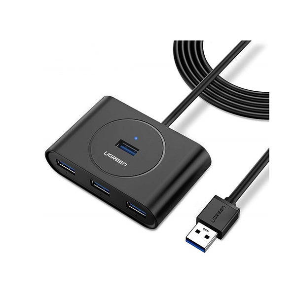 Ugreen Usb 3 4 Ports Hub Black 50 Cm