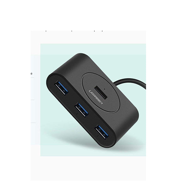 Ugreen Usb 3 4 Ports Hub Black 50 Cm