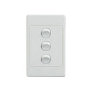 Ultima 3 Gang Switch 250V 16Ax Vertical Pack
