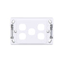 Ultima 5 Gang Switch Cover White