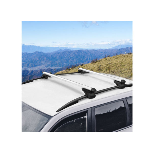 Universal Car Roof Rack Cross Bars Aluminium Adjustable 108Cm Racks
