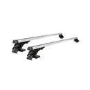 Universal Car Roof Rack Aluminium Silver Adjustable Brackets Carrier