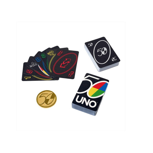 Uno Premium 50Th Anniversary Edition Card Game