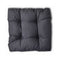 Upholstered Seat Cushion 50 X 50 X 10 Cm Grey